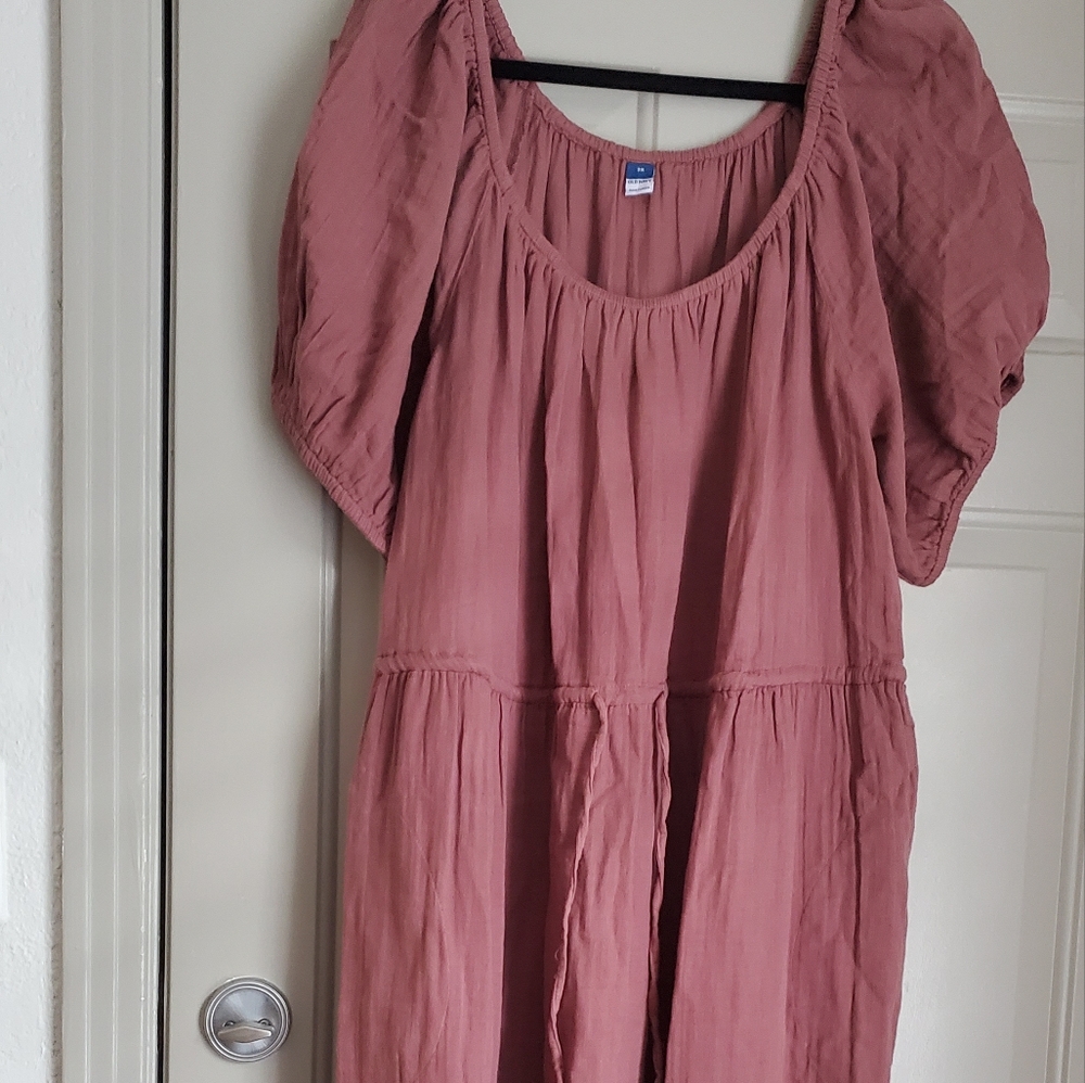 Soft Boho elastic waist old navy dress